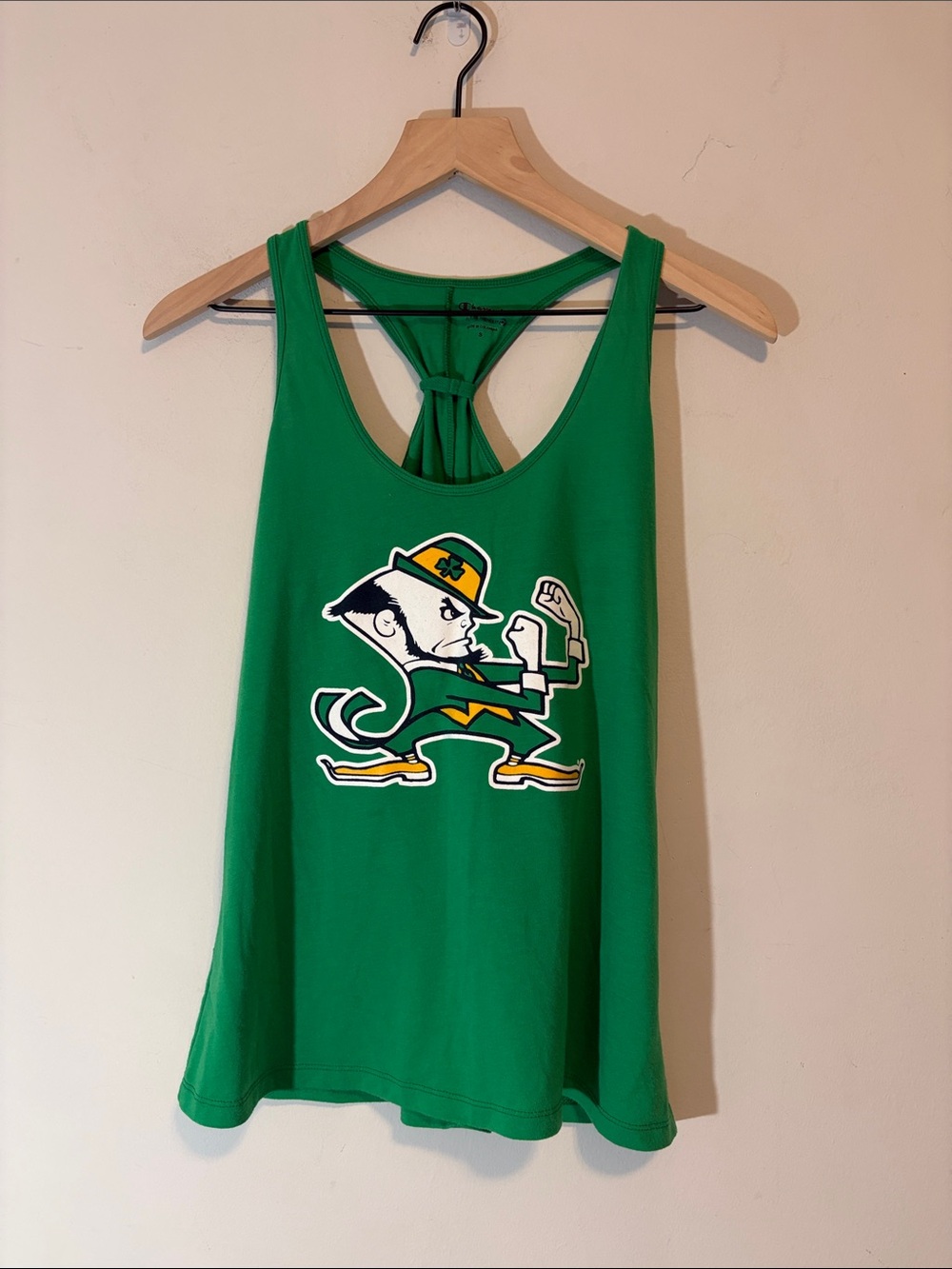 Champion Notre Dame Fighting Irish Women's Cinched Racerback Tank Top Small